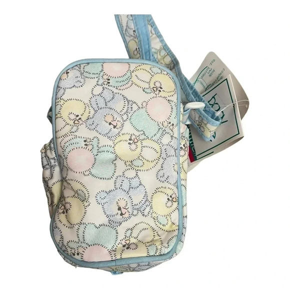 Health-Tex Vintage Baby Fridge Vinyl Insulated Bottle Bag Pastels Blue Animals - Picture 2 of 16